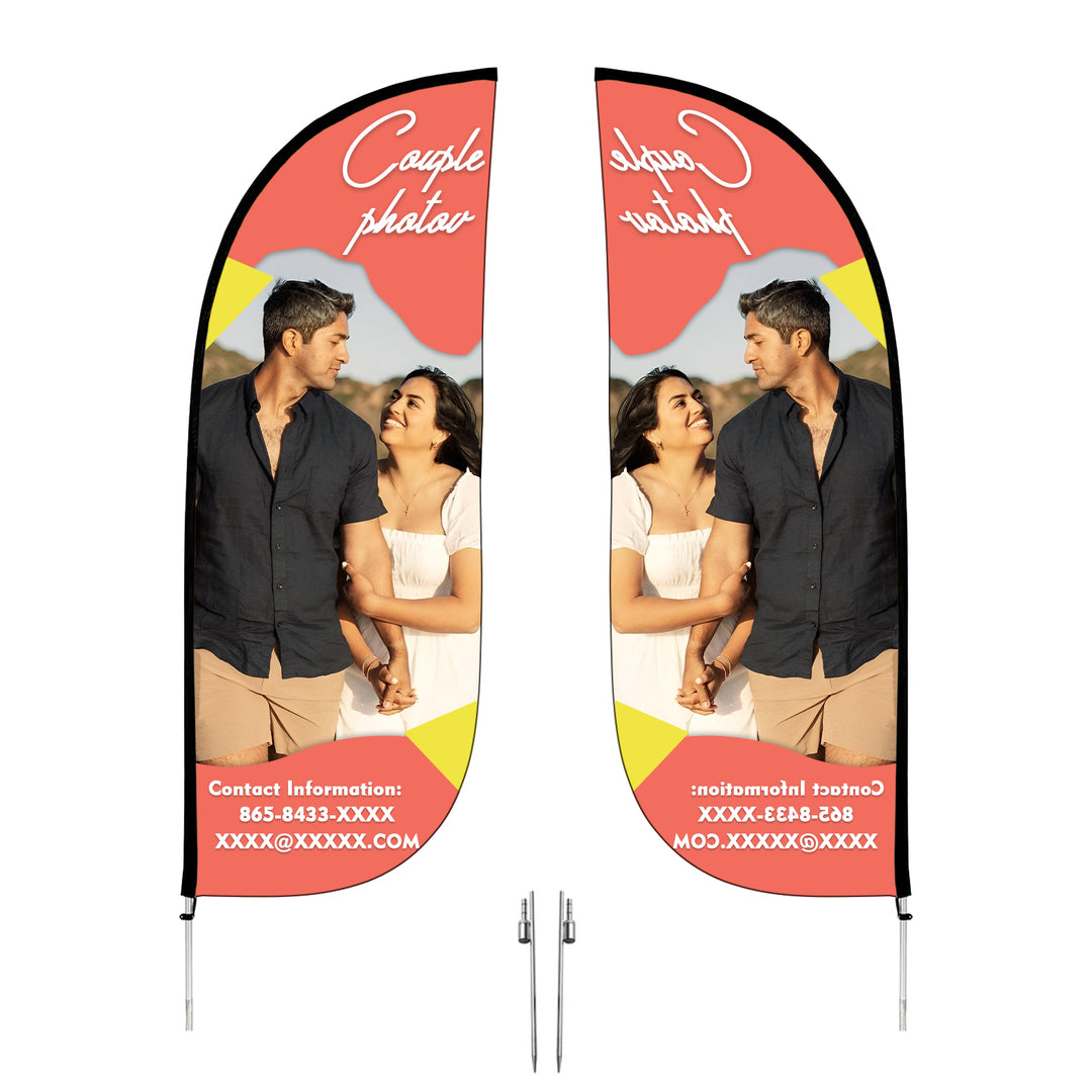 Custom XL Feather Flag - Personalized Advertising Flag, Durable & Weather-Resistant, Perfect for Events, Businesses, and Outdoor Promotions"