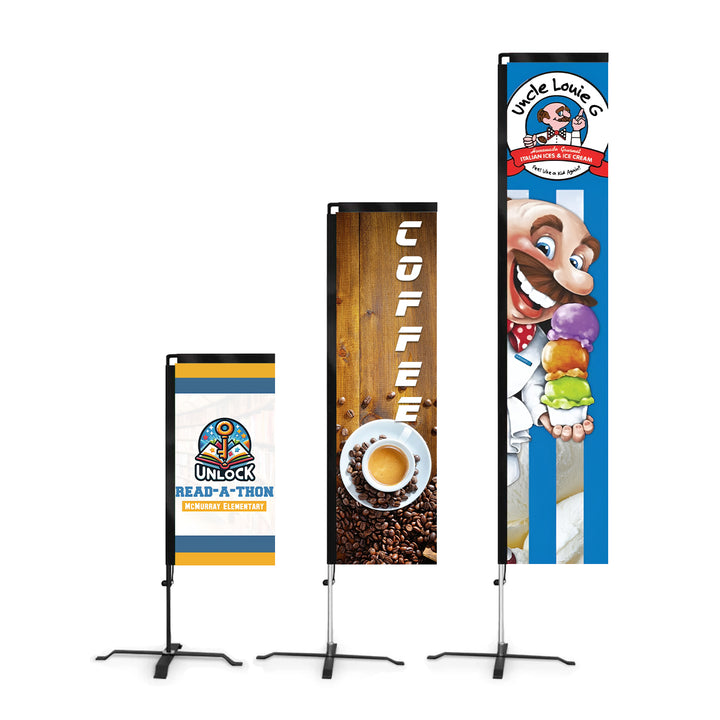 Custom Rectangle Flag Banner - Personalized Advertising Flag, Durable & Versatile, Perfect for Events, Businesses, and Outdoor Promotions