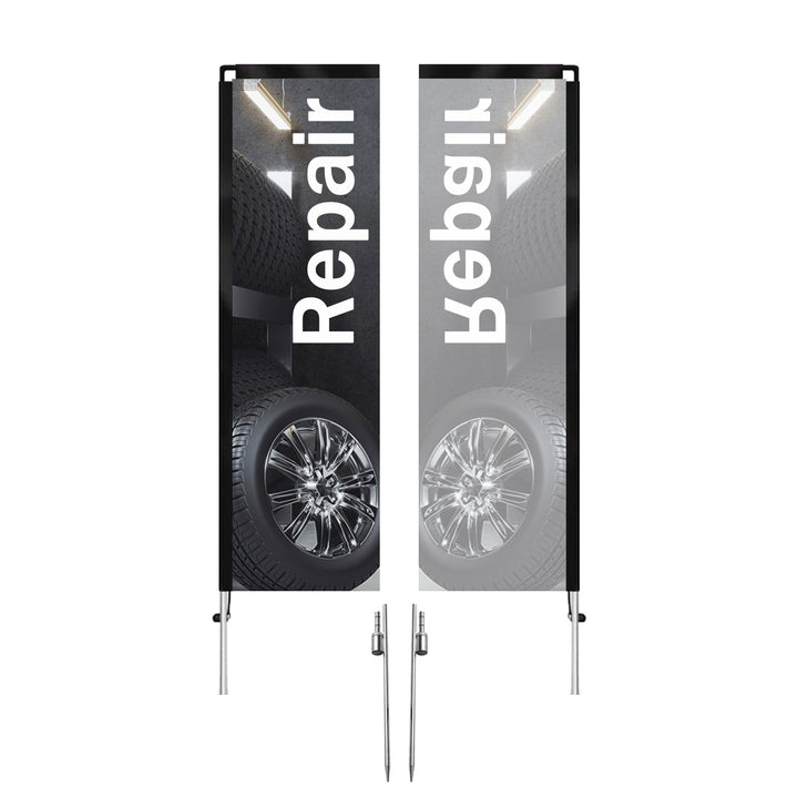 Custom Rectangle Flag Banner - Personalized Advertising Flag, Durable & Versatile, Perfect for Events, Businesses, and Outdoor Promotions