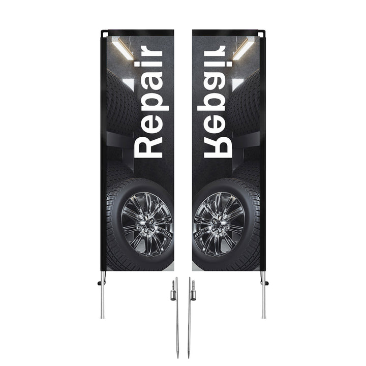 Custom Rectangle Flag Banner - Personalized Advertising Flag, Durable & Versatile, Perfect for Events, Businesses, and Outdoor Promotions